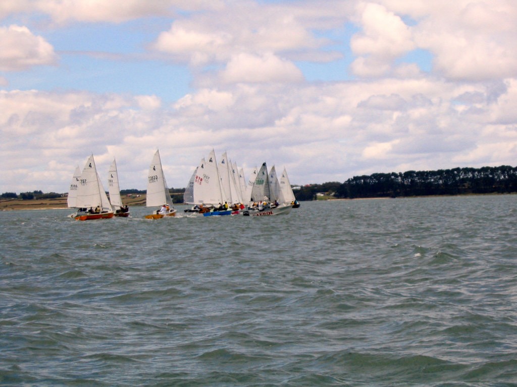 Good fleet racing in the seven race series with keen startsat the Hartley 16 2007 National Chamopionships at Clark’s Beach YC © Event Media